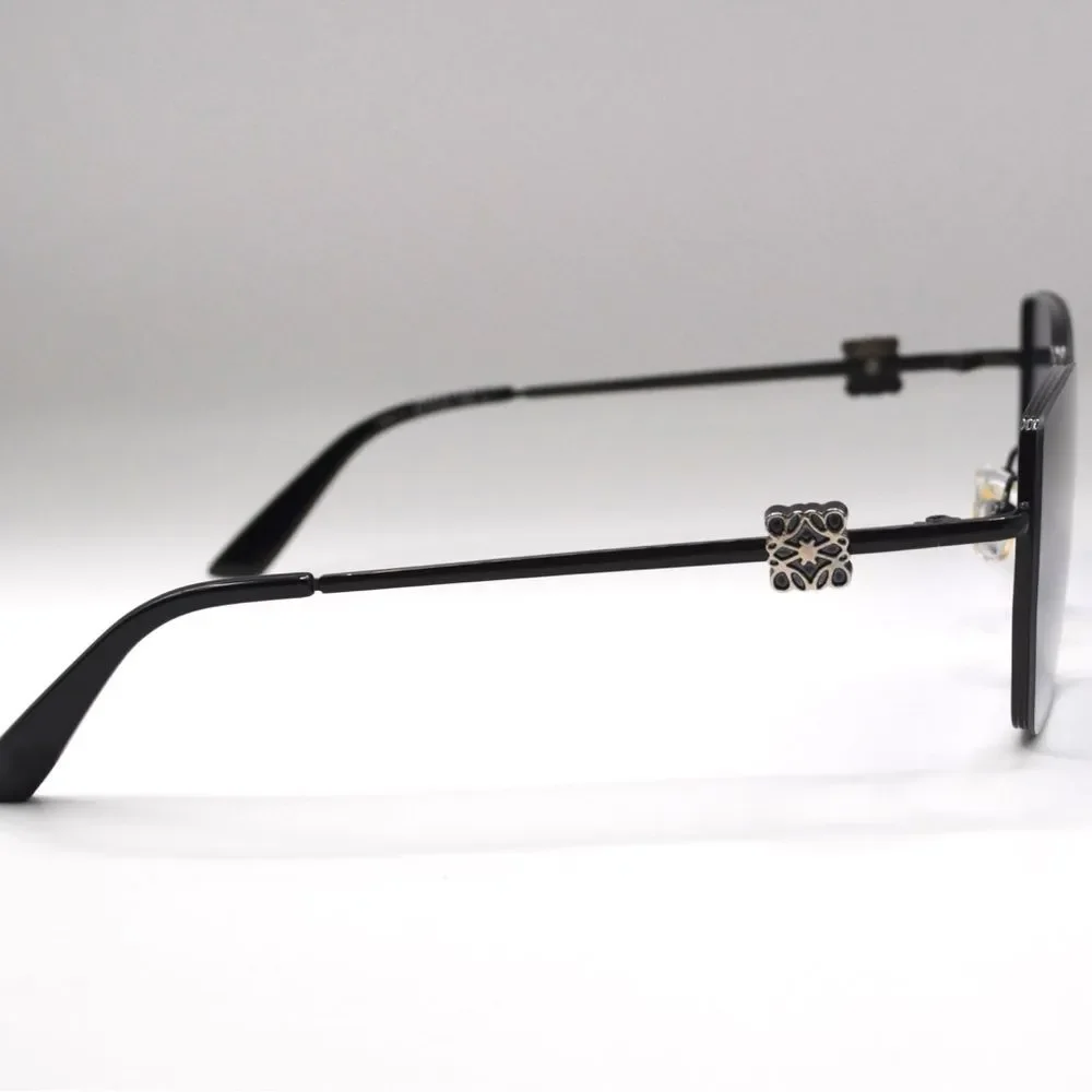 Loewe Women’s Sunglasses | Black Metal Frame | Blue/Gray Gradient Lenses - Picture 8 of 16